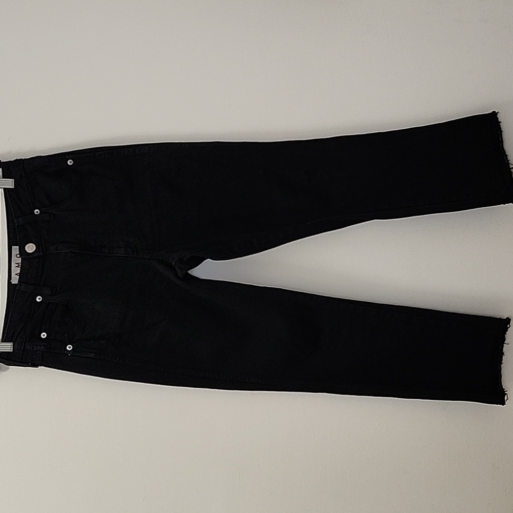 Amo Denim Bella Jean Black Oak High-waisted Size 29 - Picture 4 of 16